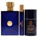 Versace Dylan Blue 3.4oz EDT Spray 2.5oz Deodorant Stick 0.33oz EDT Spray Men 3 Pc Gift Set - Buy Online on GoSupps.com