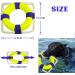 Indestructible Dog Frisbee & Water Toy | Interactive Ring for Small Medium & Large Dogs - Buy Online on GoSupps.com
