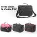 Travel Medicine Bag Organizer - Black & Pink | Pill Bottle Storage & First Aid Kit Bags - Empty & Convenient - Buy Online on GoSupps.com