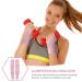 FOMIYES Carpal Tunnel Wrist Brace & Thumb Support - Comfortable Nylon Herringbone Glove - Ideal for Tendonitis Relief - Fitness Wrist Wrap in Pink - Buy Online on GoSupps.com