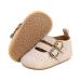 Baby Girls First Walking Shoes Mary Jane PU Leather Anti-Slip Princess Shoes Infant Baby Shoes 0-6 Months F Banki
