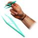 Qualicare Medical First Aid Tweezers 12.5 cm Plastic Pack of 5