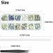 2024 1 Set Multi Sizes Nail Crystal&Flat Back Round Rhinestones+Picking Up Pen+Tweezer DIY Nail Tool Kit - Buy Online on GoSupps.com