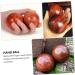 FRCOLOR 6 PCS Solid Wood Massage Balls - Baoding Balls for Hand Acupuncture & Muscle Massage | Stress Relief & Chinese Health Care - Buy Online on GoSupps.com