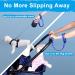 Petbonus Short Dog Leash - Adjustable Safety Bracelet for Roller Dogs Reflective Seams Soft Padded Handle Extra Safety for Strollers - Blue - Buy Online on GoSupps.com