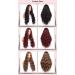26-Inch Long Wavy Black Wig - Heat Resistant Synthetic Brown & Red Wavy Hair for Women - Buy Online on GoSupps.com