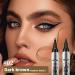 Buy Dark Brown 2-in-1 Eyebrow Pencil & Eyeliner - Long-lasting Waterproof Anti-Smudge Dual-Ended Tool for Perfect Eyebrows & Eyeliner | International Shipping Available - Buy Online on GoSupps.com