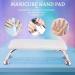 Pasuihcay Hand Rest Pillow Leather Nail Hand Cushion Manicure Pillow for Salon Home Use Nail Art Hand Cushion White - Buy Online on GoSupps.com