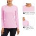 Buy Magcomsen Ladies Long-Sleeved UV Protection Quick-Drying Outdoor Shirt - UPF 50+ Sport T-Shirt for Hiking & Running - Light Summer Functional Wear - Buy Online on GoSupps.com