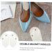 NOLITOY Women's Silicone Heel Pads - 5 Pairs of Invisible Foot Protectors Double Inserts for Comfort & Support - Assorted Colors 10.9X5.7X1CM - Buy Online on GoSupps.com