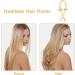 AOT Heatless Curlers Headband - Gold DIY Styling Rod for Soft Wave Curls - Elastic Hair Band for Long & Medium Hair - Buy Online on GoSupps.com