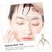 Mipcase 1pc Eyebrow Positioning Ruler Makeup Stamp Eyebrow Tools Eyebrow Ruler Tool Template Ruler Shaping 16.5x5.4cm Golden - Buy Online on GoSupps.com