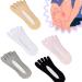 AGSIXZLAN 5 Pairs Orthoes Bunion Relief Socks Bunion Relief Socks Orthoes Bunion Relief Socks Women Bunion Relief Socks  Orthopedic Toe Compression Sock  No Show Low Cut Five Finger Socks(5 Colors)