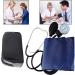 Multibao Manual Arm Blood Pressure Monitor with Dual Head Stethoscope - Aneroid Sphygmomanometer in Blue Black for Emergency Service and Doctor Consultation - Buy Online on GoSupps.com