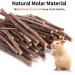 Natural Apple Sticks Treats for Small Animals - Chew Toys for Chinchilla, Guinea Pigs, Hamsters - 10.5 oz Pack - Buy Online on GoSupps.com
