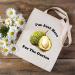Funny Durian Tote Bag Durian Lover Gift I m Just Here For The Durian Tropical Fruit Bag Fruit Lover Gift - Buy Online on GoSupps.com