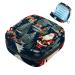 Muooum menstrual artery bag zip women tampons collect tampons pockets for women girls (Christmas Santa Claus sled pattern) color 5 4.7x6.6x6.6 in/12x17x17 cm