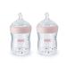 NUK Simply Natural Baby Bottles Slow Flow 0 + Months 2 Bottles 5 oz (150 ml)