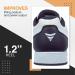 Nordcore Weightlifting Shoes - Powerlifting & Bodybuilding Squat Shoes in White 43 EU | International Shipping Available - Buy Online on GoSupps.com