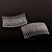Bridal Wedding Veil Headwear for Updos Side Comb Hair Plug Holder Clear for 2