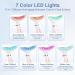 Foreverlily Face Massager Red Light Therapy Wand - 7 Color 3 Modes Microcurrent Anti-Aging Device - Buy Online on GoSupps.com