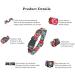 Heele Adjustable Dog Collar for Small & Medium Dogs - Patterned Comfort Collar for Puppies - Wild Flowers Design (XS 21.6-28cm) - Buy Online on GoSupps.com