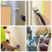Pre-Taped Masking Paper for Painting - 12x50' - 2 Rolls | Painters Paper for Skirting, Frames, Cars | Adhesive Protective Paper Roll - Buy Online on GoSupps.com