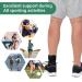 Breathable Ankle Brace for Sports Injuries | Pain Relief & Support for Volleyball Basketball Soccer & Football (L) - Stabilizer for Sprains & Ligament Injuries - Buy Online on GoSupps.com