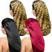 4 Pieces Satin Sleep Cap for Curly Hair and Dreadlock  Long Braids Sleeping Bonnets Silky Hair Bonnet for Women One Size