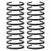 Lawie 20 Pack Women Plain Cloth Fabric Covered Thin Hard Plastic Slim Thin Black Headband Base Hairband Elastic Hair Hoop Holder Clasp Tiara Crown Headpiece Accessories DIY