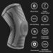Amtrak Knee Brace XL - Compression Sleeve with Gel Pad & Stabilizers for Running, Arthritis, ACL Recovery - Gray - Medical Grade - Buy Online on GoSupps.com