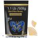 Wax Beads for Hair Removal, Waxing Beads for Sensitive Skin, 1.1LB/500g Painless Body Wax Beads for Bikini, Brazilian, Eyebrow, Face, Armpit for At Home Blue Wax Beads with 20 Sticks for Women Men(Chamomile)