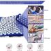 Buy Dunlap Massage Cushion - Non-Slip Acupressure Pillow for Back Pain Relief | 3pc Purple Sensi Massage Mat & Foot Massager | International Shipping Available - Buy Online on GoSupps.com