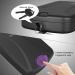 WINCENT Portable Biometric Gun Safe for Pistols - Quick Access Lock Box with Auto Open Lid, Fingerprints & Key - Travel Safe in Black - Buy Online on GoSupps.com