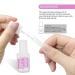 Nail Tips for Gel Nails - Venares 500 Half Cover Tips Set with Glue File Buffer Brush & Coffin Designs - Buy Online on GoSupps.com