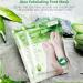 Foot Peel Mask 4 Pairs Natural Aloe Vera Gel Foot Mask-Foot Peel Mask For Hard Skin Footner Exfoliating Sock-Feet Hard Skin Remover-Plantifique Foot Peel Mask-Baby Feet Foot Peel (Aloe Vera) - Buy Online on GoSupps.com