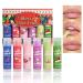 Holiday Lip Care Gift Set 6 Fruity Lip Balms Moisturizing Christmas Stocking Stuffers Multicolor One Size One Size Multicolor - Buy Online on GoSupps.com