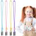 Mask Lanyard for Kids TOOVREN 4 Pcs Mask Holder for Kids, Adjustable Length Face Mask Lanyards for Kids Students, Kids Lanyards to Handy Safety Rest Ear and Release Hands Multicolored-4