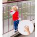 Child Safety Net, Durable Banister Guard for Baby Safety Stairs Railing Balcony Cribs, Banister Stair Mesh Baby Proofing, Easy to Install Stair Netting for Kids, Pets, Toys - (10ft Lx2.5ft H) White 10ft Lx2.5ft H White