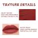 6Pcs Matte Liquid Lipstick Set - Brown Nude Pink Mauve Red Maroon - Long Lasting & Waterproof Lip Gloss Gift for Women - Matte Makeup Beauty Cosmetics - Buy Online on GoSupps.com