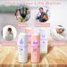 Buy Hortsun Handheld Personal Diffuser - 8 Piece Portable Essential Oil Aromatherapy Diffuser for Office Travel & Car - USB Powered White & Pink - Buy Online on GoSupps.com