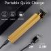 Professional Electric Hair Clippers for Men - Waterproof Rechargeable Haircut Kit with T Blade Trimmer and Guide Combs - Gold - Buy Online on GoSupps.com