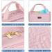 Leudes Travel Pill Bottle Organizer - Large Pink Medicine Storage Case for Home & On-the-Go - Perfect for Pills, Vitamins & Supplements for Women and Men - Buy Online on GoSupps.com