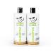 Roqsy Natur-Hundehampoo 1000ml / 1l vegan organic natural product for sensitive skin allergy sufferers all races and fur colors also long hair large dogs white fur 1000 ml