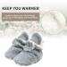 EDOTON Unisex Newborn Winter Boots | Warm Non-Slip Sole Bootie Socks 0-6 Months Gray - Buy Online on GoSupps.com