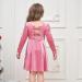 Miipat Baby Girls Velvet Dress - Toddler Princess Birthday Party Dress 6-7 Years Pink - Buy Online on GoSupps.com
