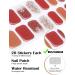 Cured Gel Nail Strips - Long-Lasting Waterproof Nail Wraps in Orange and Red - Includes Cuticle Stick, Nail File, and Wipes - UV/LED Lamp Required - Buy Online on GoSupps.com