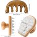 Shengxi Shampoo Brush - Bamboo & Gua Sha Wood Scalp Massager | Silicone Hair Washing Brush for Growth & Care - Buy Online on GoSupps.com