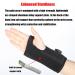 Adjustable Carpal Tunnel Wrist Brace - Relief for Tendonitis Arthritis & Sprains - Black Support for Left Hand - Ideal for Night & Day Use - Buy Online on GoSupps.com