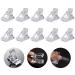 AONAT 10 pieces of polygel nail clip nail tool clip transparent nail tip clip nail tips clips nail clips for DIY plastic clip manicure clip